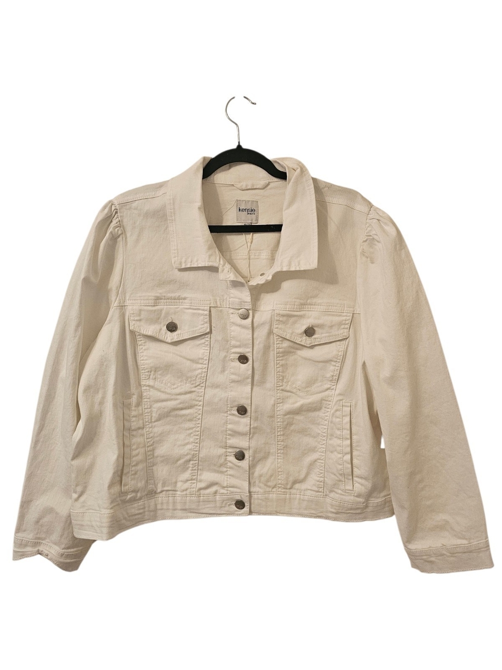 White Kensie Jeans Women's Denim Jacket
